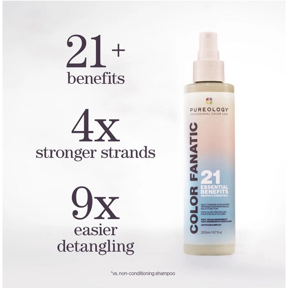 Pureology Strength Cure Set Shampoo Conditioner Leave-In Spray Vegan SulfateFree - Picture 9 of 10